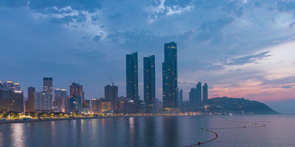 Busan beach